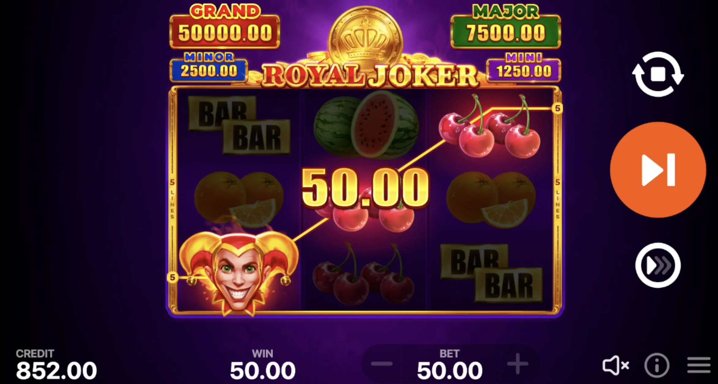 Royal Joker: Hold and Win demo